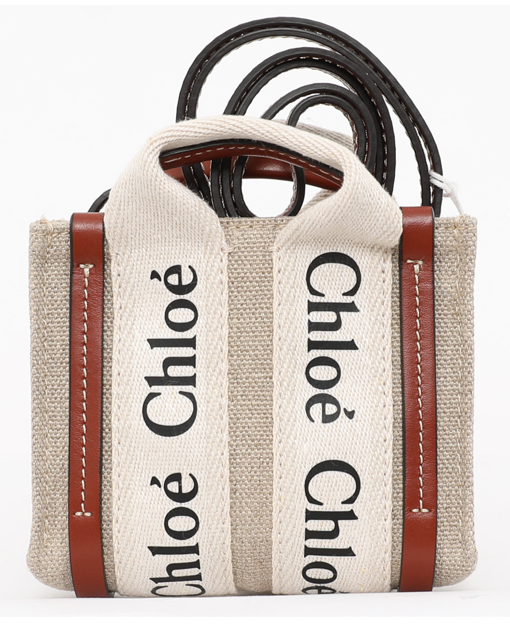 ショルダーバッグ・ポシェット CHLOE NANO WOODY TOTE BAG