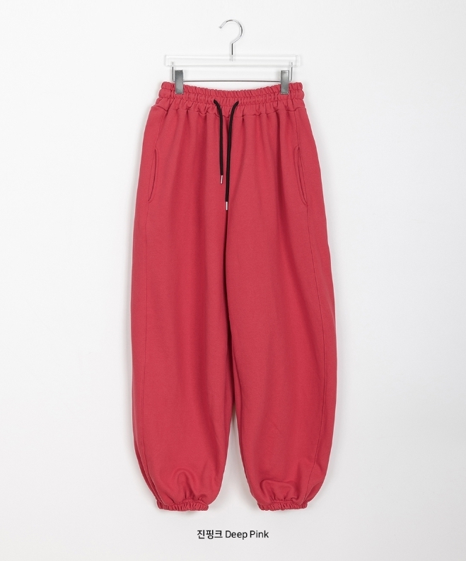 BAON】[unisex] Lovinky cut balloon jogger pants (BAON