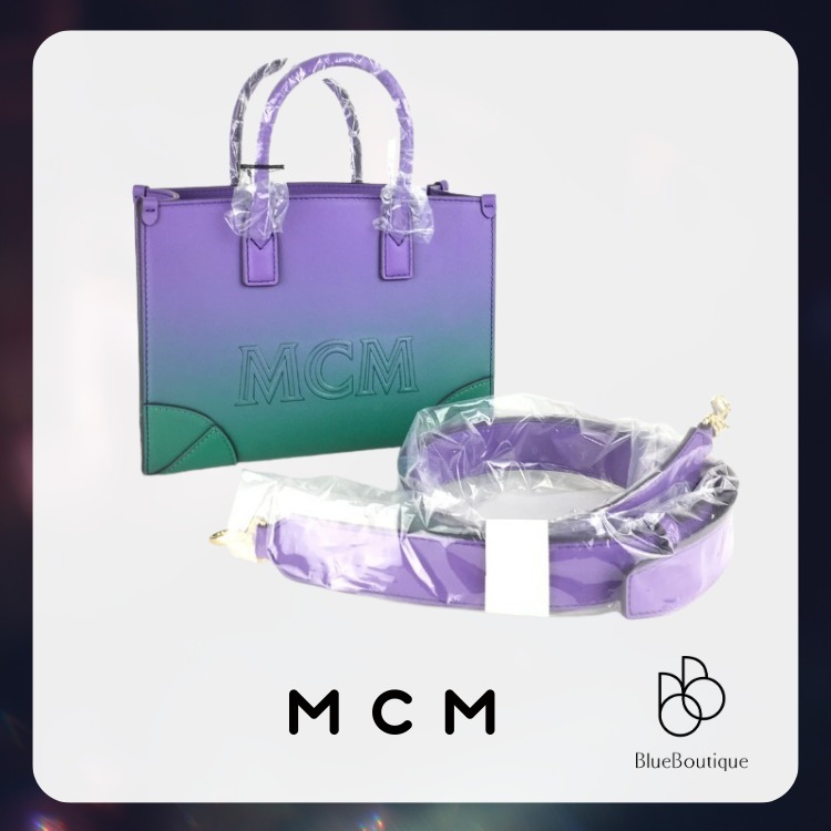 『在庫あり』MCM レザー トートバッグ ミニ 2WAY