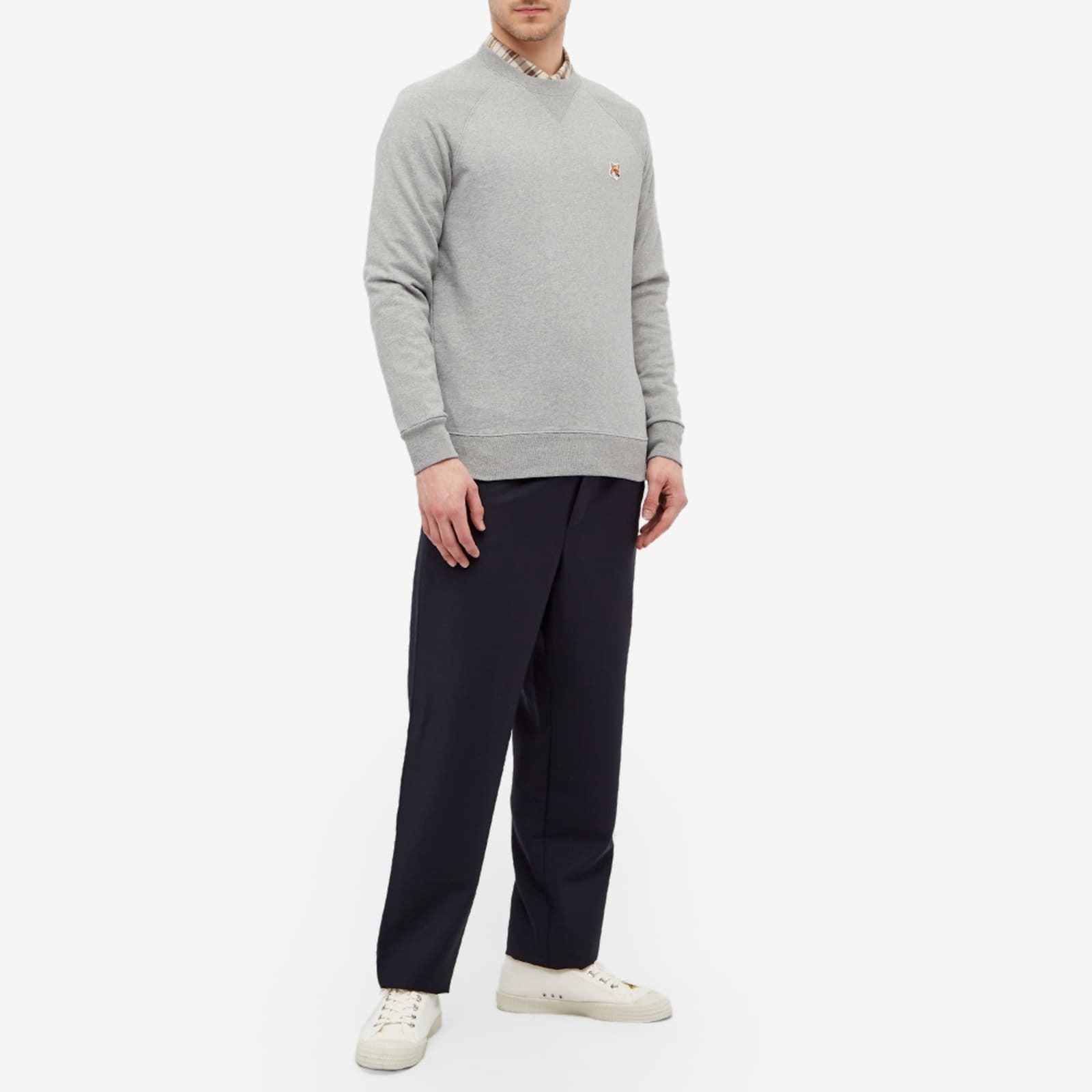 ★MAISON KITSUNE★ メゾンキツネ フォックスパッチ スウェット ☆MAISON KITSUNE☆ メゾンキツネ フォックスパッチ スウェット