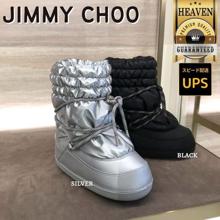 シルバー（銀色）系 Jimmy Choo(ジミーチュウ) ブーツ(レディース