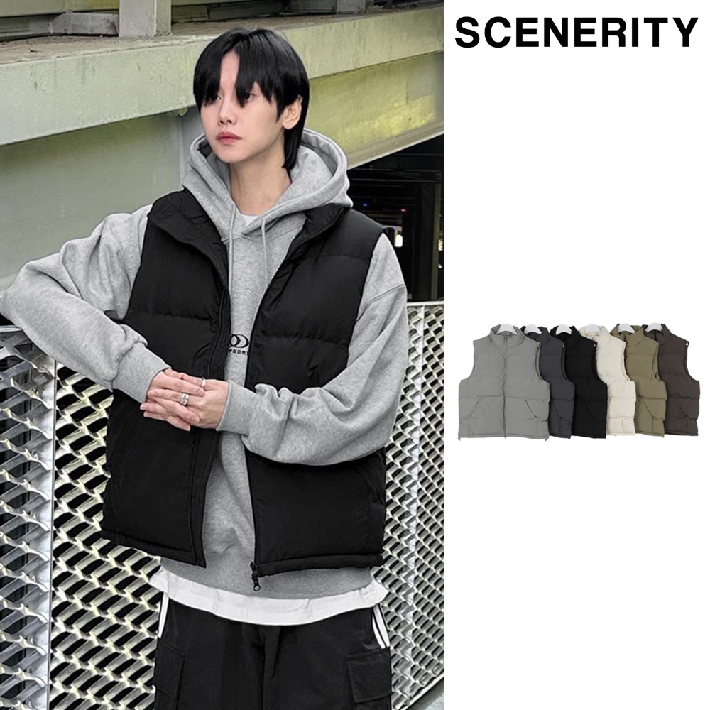【SCENERITY】Rond padded vest