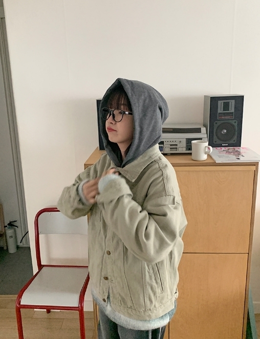 【BAON】[unisex] Coldw Hood Layered Collar Jacket BAON】[unisex] Coldw Hood Layered Collar Jacket (BAON