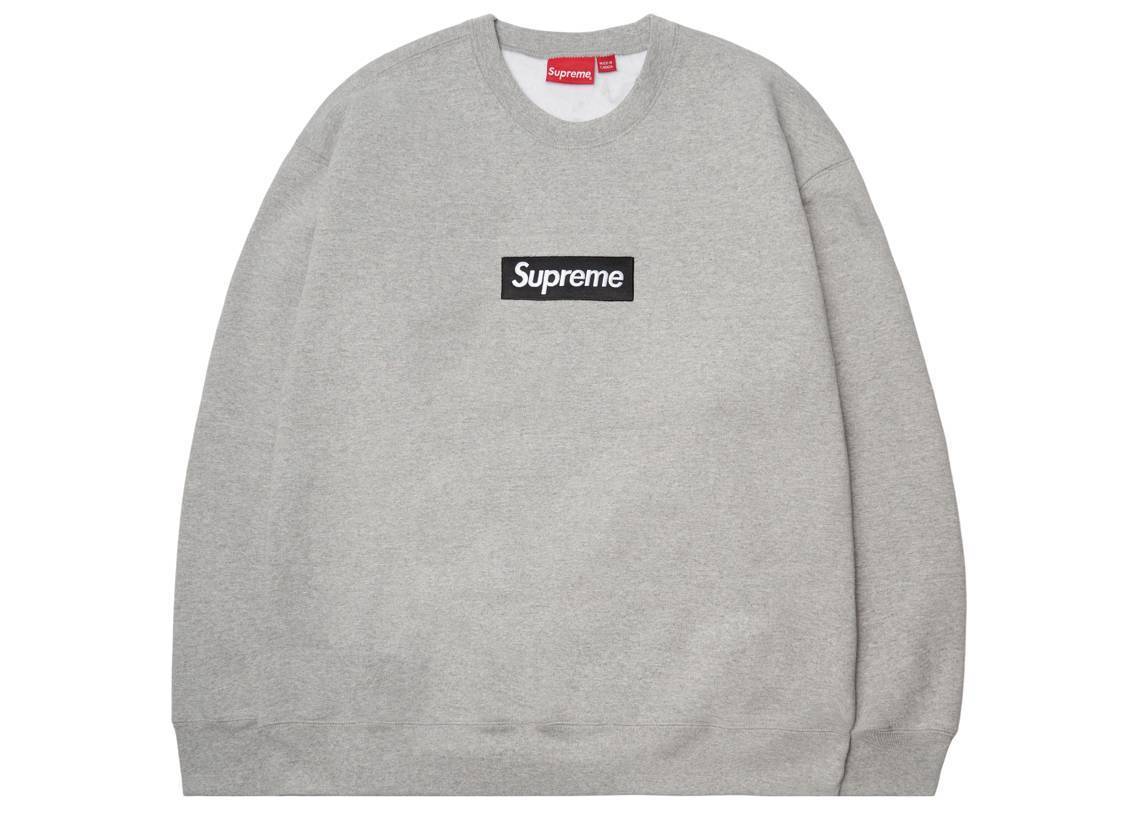 Supreme Box Logo Crewneck Heather Grey シュプリーム ボックス