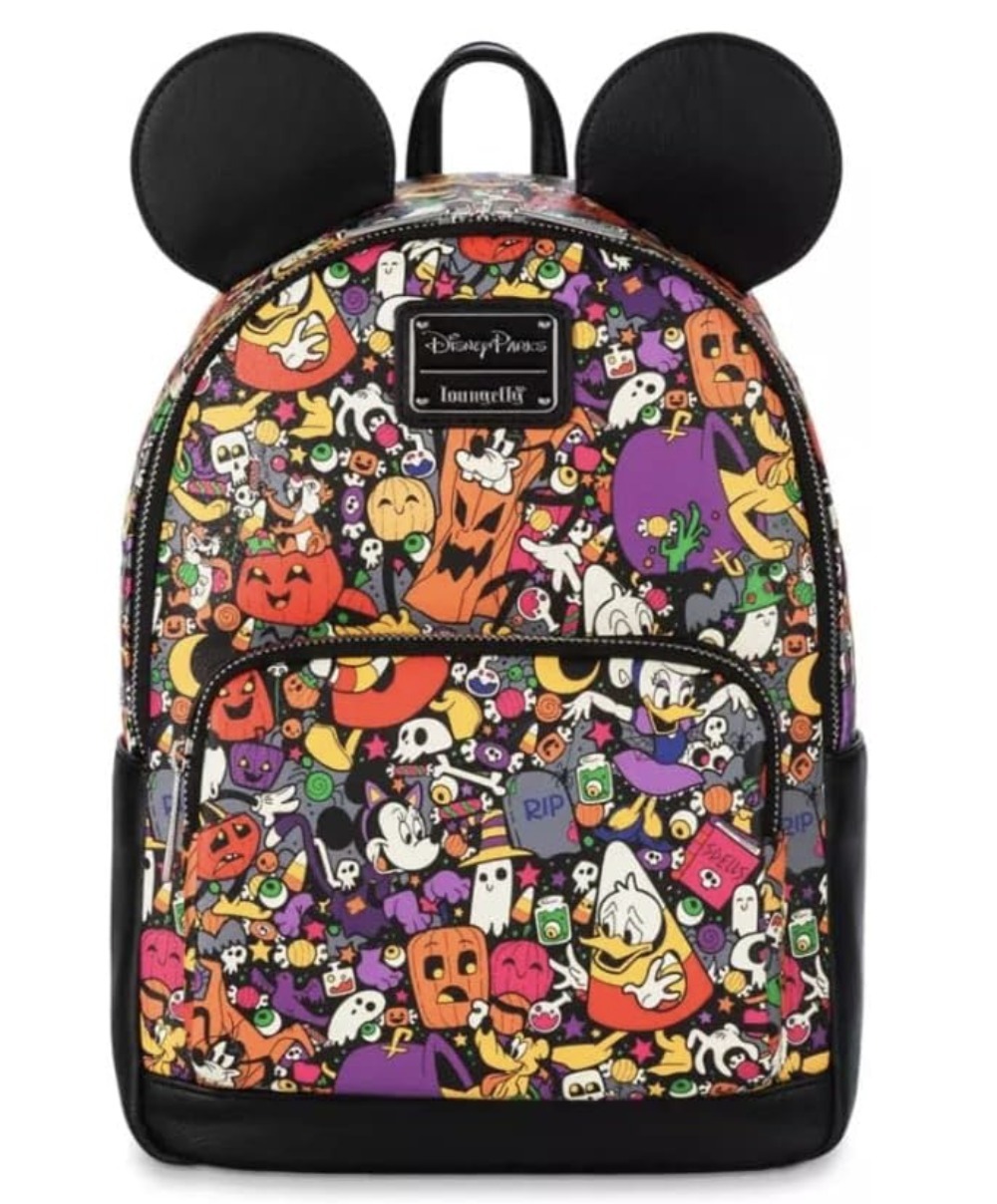 ☆Disney Loungeflコラボ HalloweenAllover PrintミニBackpack☆