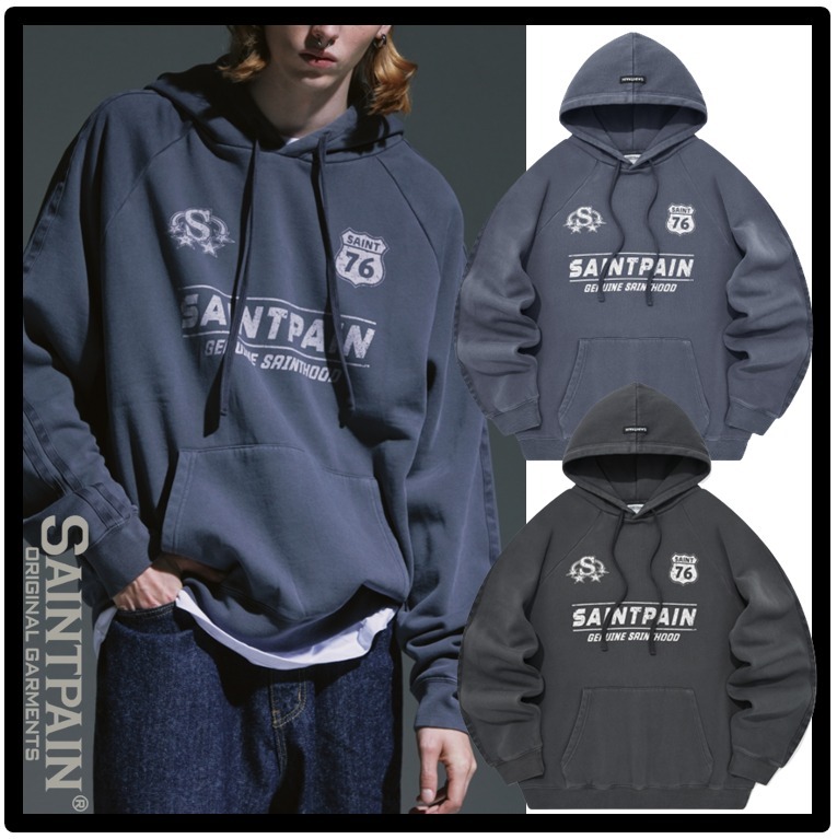 ★送料・関税込★SAINTPAIN★SP GARMENT DYING LEAGUE HOOD★