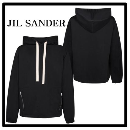 国内発送 JIL SANDER 星座 パーカー ブラック 黒 みずがめ 星座 HOODIE SWEATSHIRT | JIL SANDER(ジルサンダー) / トップス