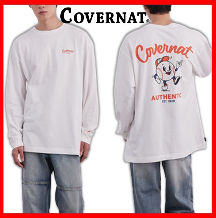 ★韓国の人気★【COVERNAT】★BASEBALL GRAPHIC LONG SLEEV.E★
