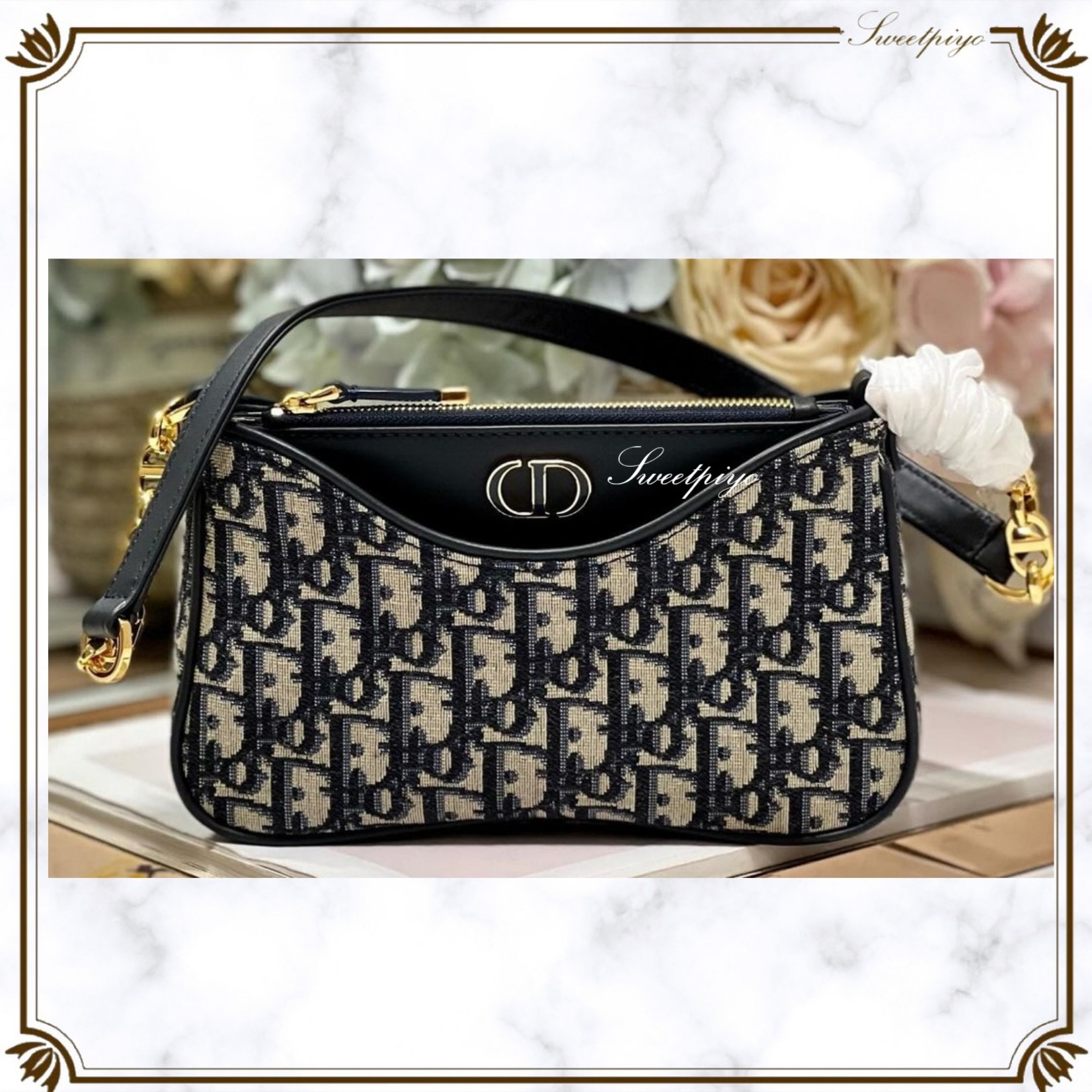 Dior☆ミニバッグ オブリーク CDロゴ 様々なシーンに使える♪