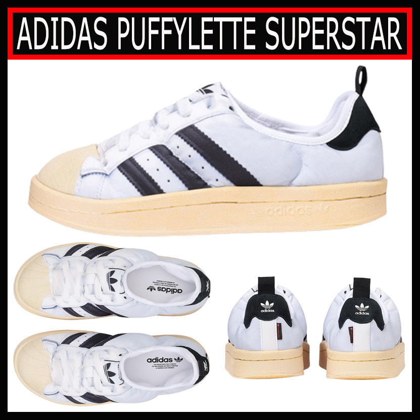 人気 ☆ADIDAS☆ PUFFYLETTE SUPERSTAR CLOUD WHITE