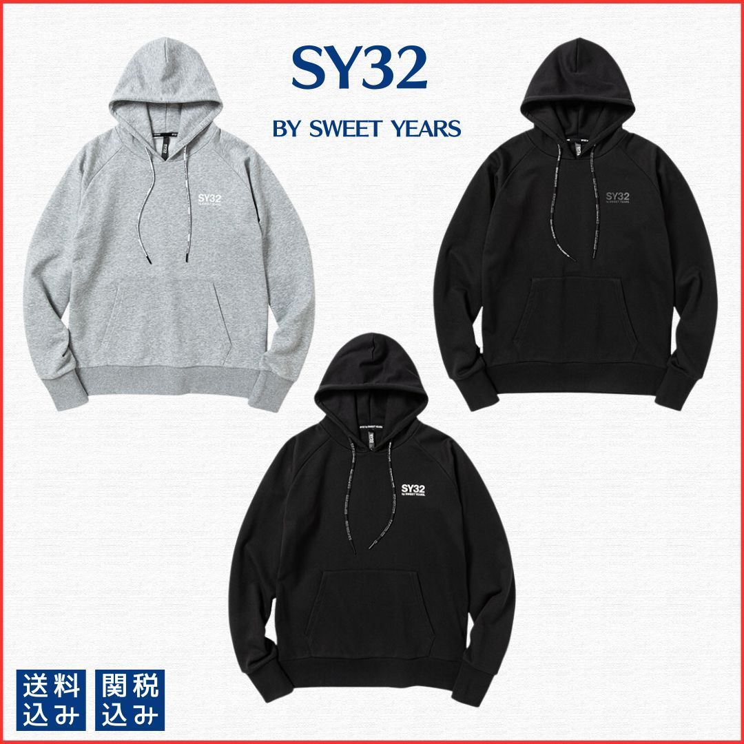 【SY32 SWEET YEARS】SLASH BIG LOGO P/O HOODIE