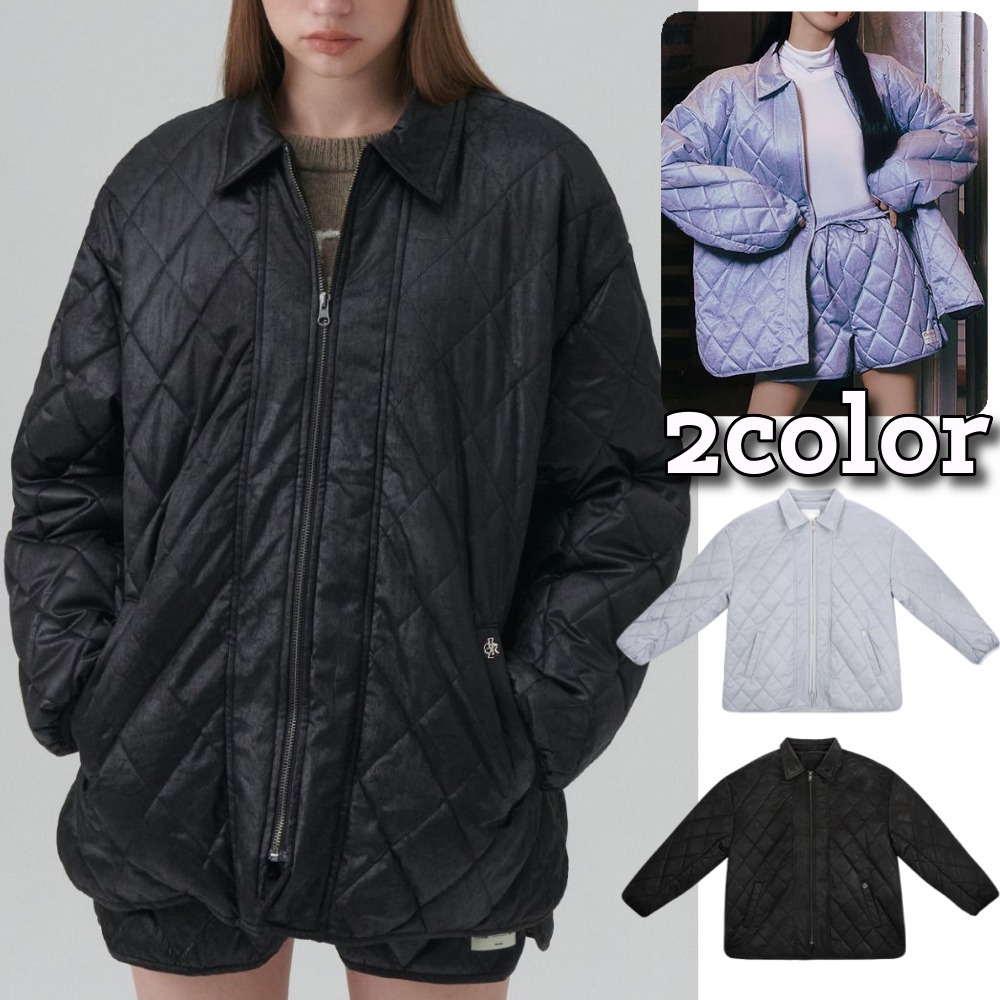 citybreeze★韓国★人気★(CTF4) QUILTING OVER FIT JUMPER 2色