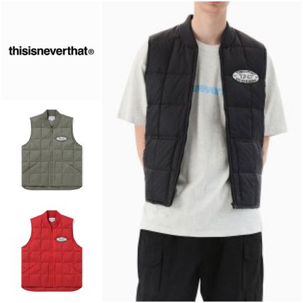 thisisneverthat Down Jackets Unisex Street Style Logo Down Jackets