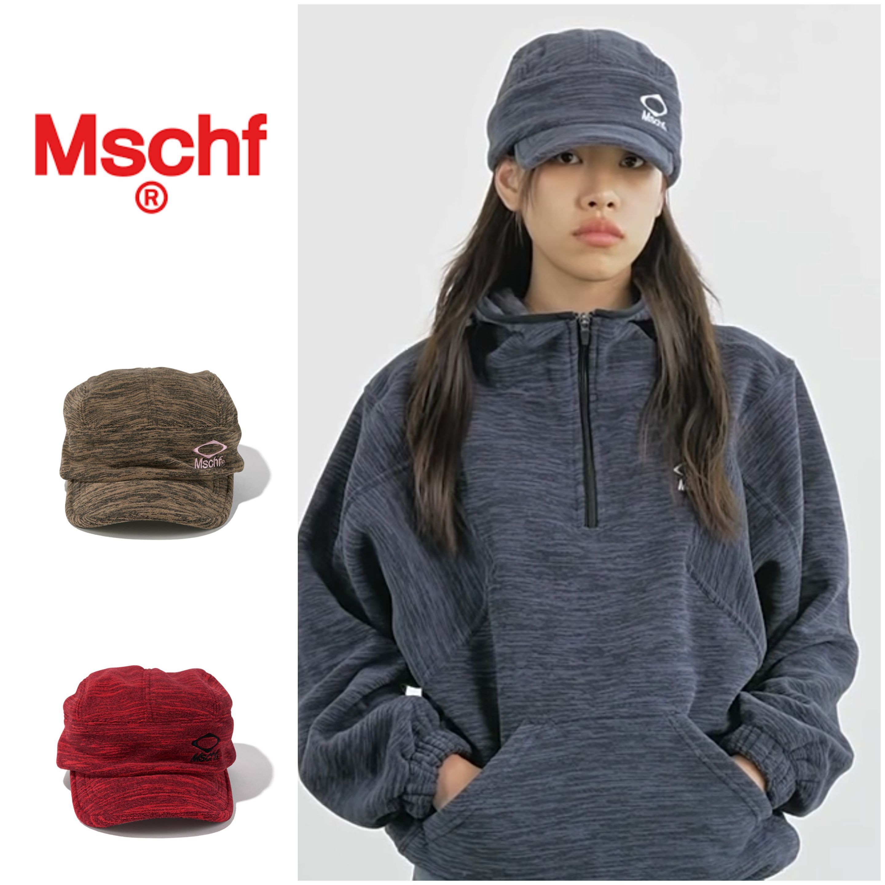 さらに100円引き◆MISCHIEF◆FLEECE PANEL CAP