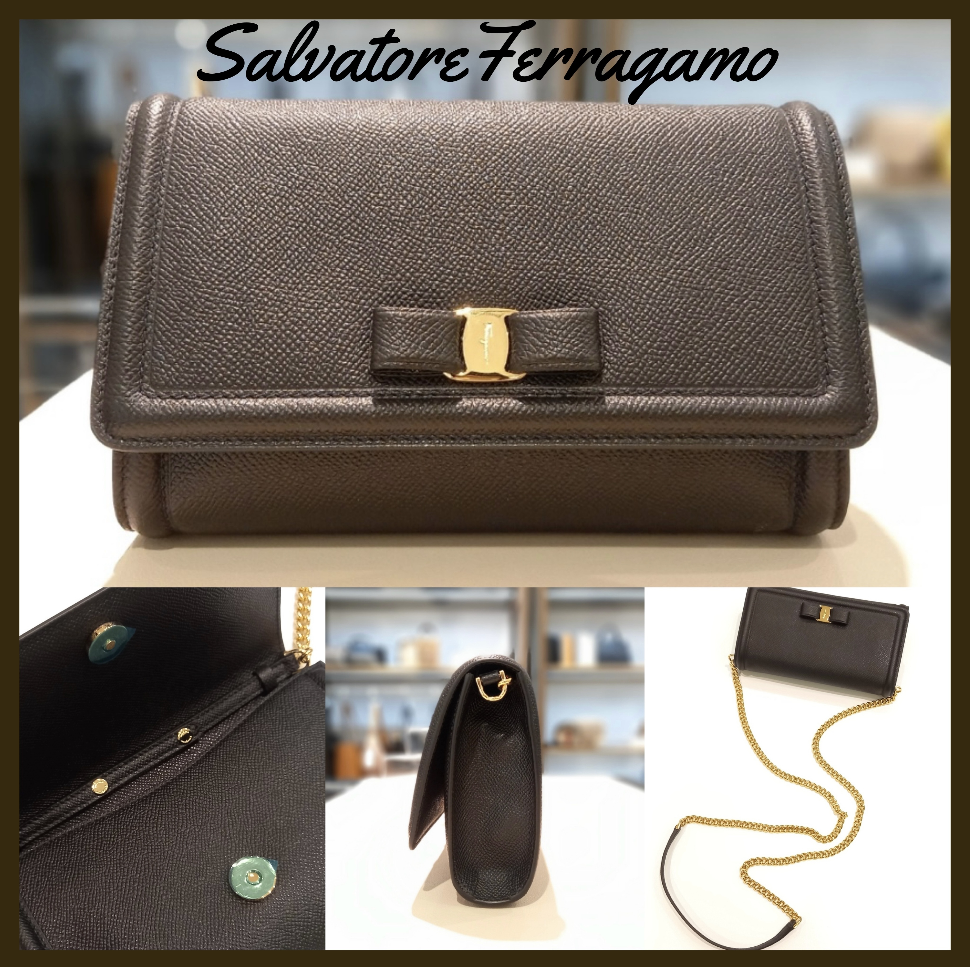 【関税込み】 ☆FERRAGAMO☆ VARA ミニ ショルダーバッグ