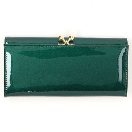 MARY QUANT] エナメルレザー 長財布 財布・小物