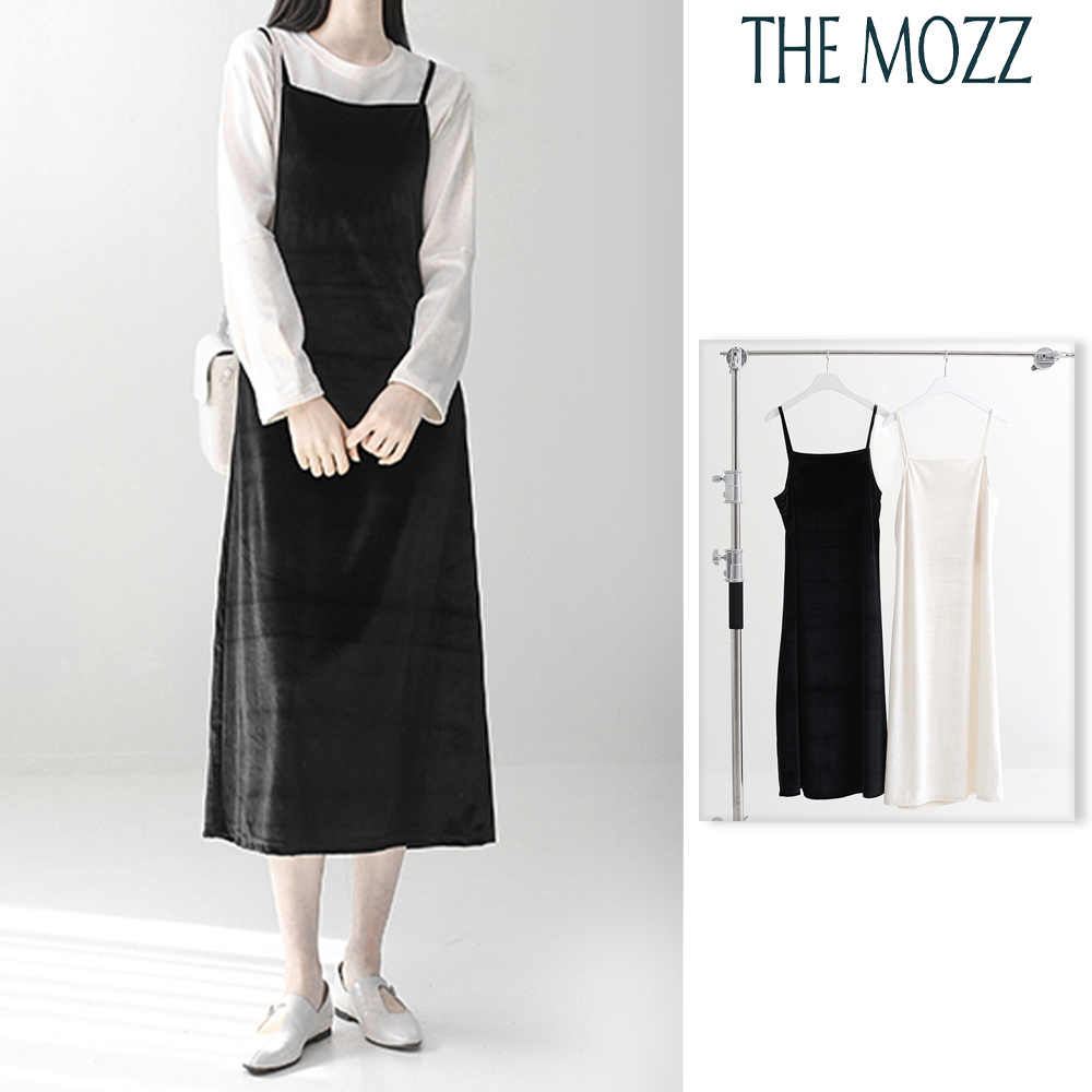 【THE MOZZ】Taber Velvet Buckle One Piece