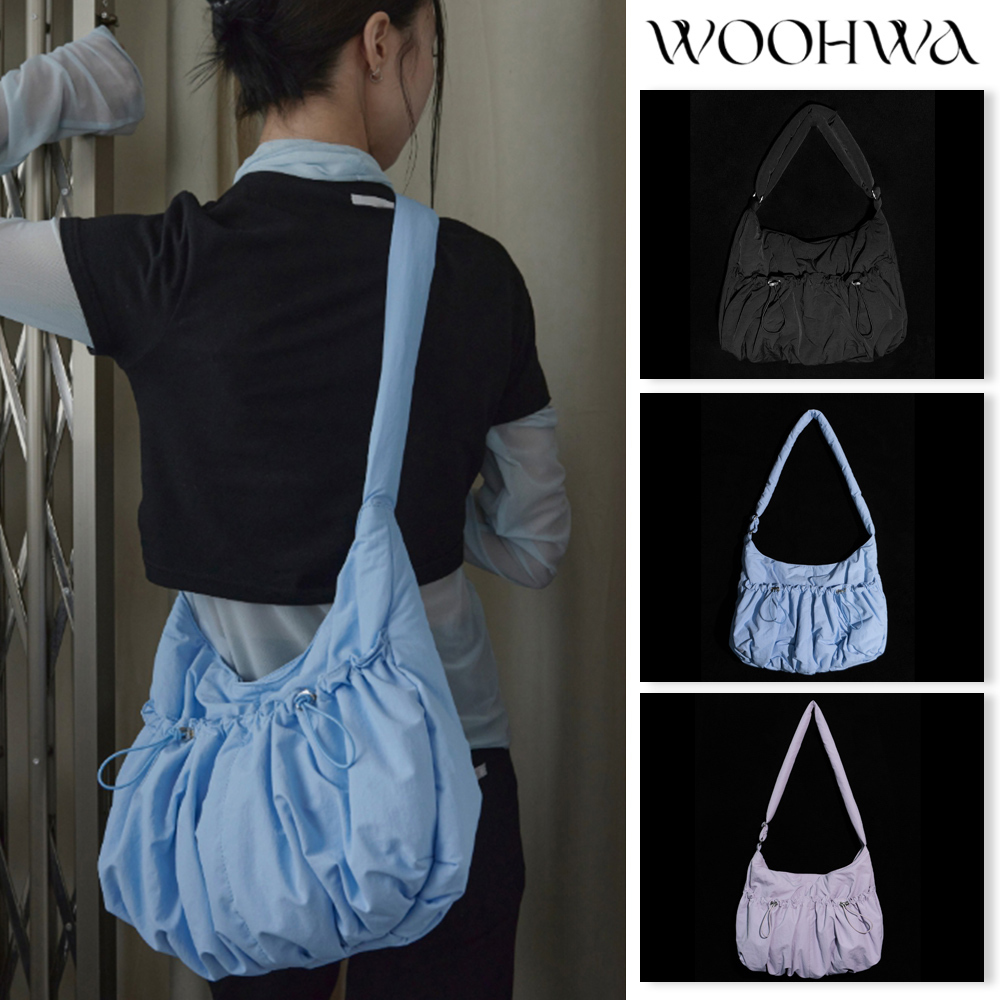 【WOOHWA】23FW★ WRINKLE POCKET PADDING BAG