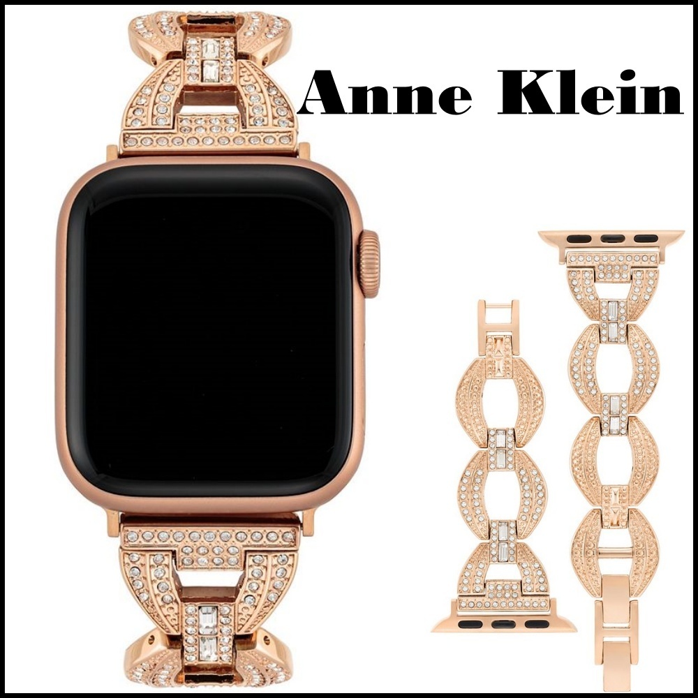 Anne Klein★キラキラローズゴールドが上品なApple Watchバンド