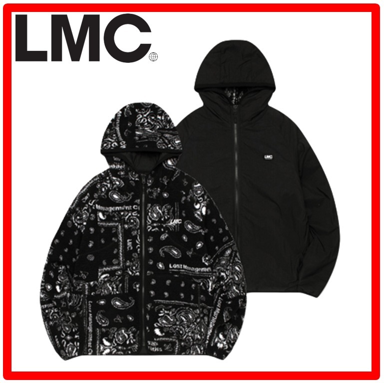 ☆人気☆【LMC】☆ITALIC JQD BOA FLEECE RVSB HOODED JACKE.T☆