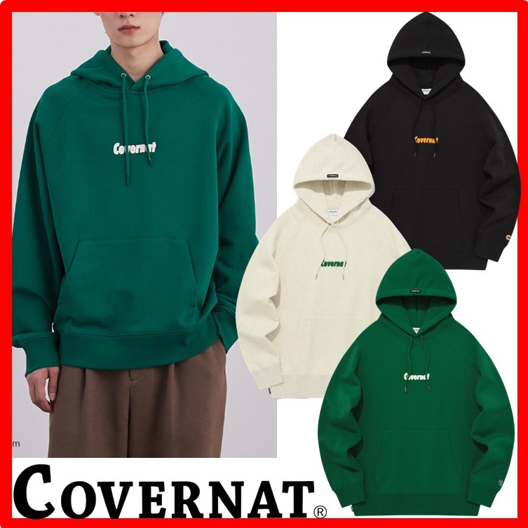 ★人気★【COVERNAT】★SEMI OVER RAGLAN HOODI.E★パーカー★