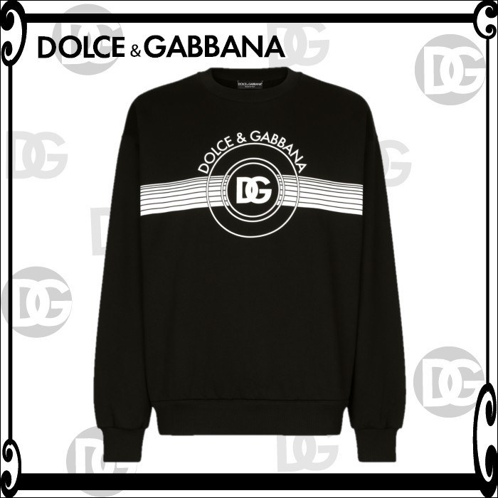 Dolce & Gabbana 最新作 スウェット コットン DG ロゴ ブラック