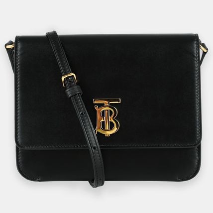 Leather Tb Logo Shoulder Bag Black Men Bag Original
