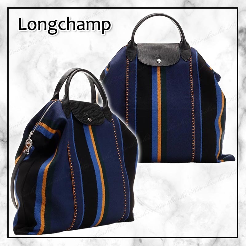 ◆Longchamp 23AW◆LE PLIAGE キャンバス 2way バッグ / Navy◆