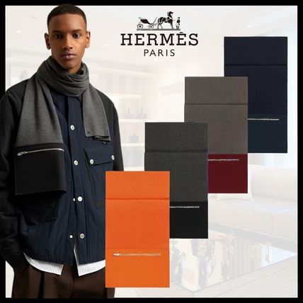 ネイビー（紺）系 HERMES(エルメス) マフラー(メンズ) 5ページ目