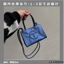 即お届 Telfar スモール ショッピングバッグ コバルトブルー