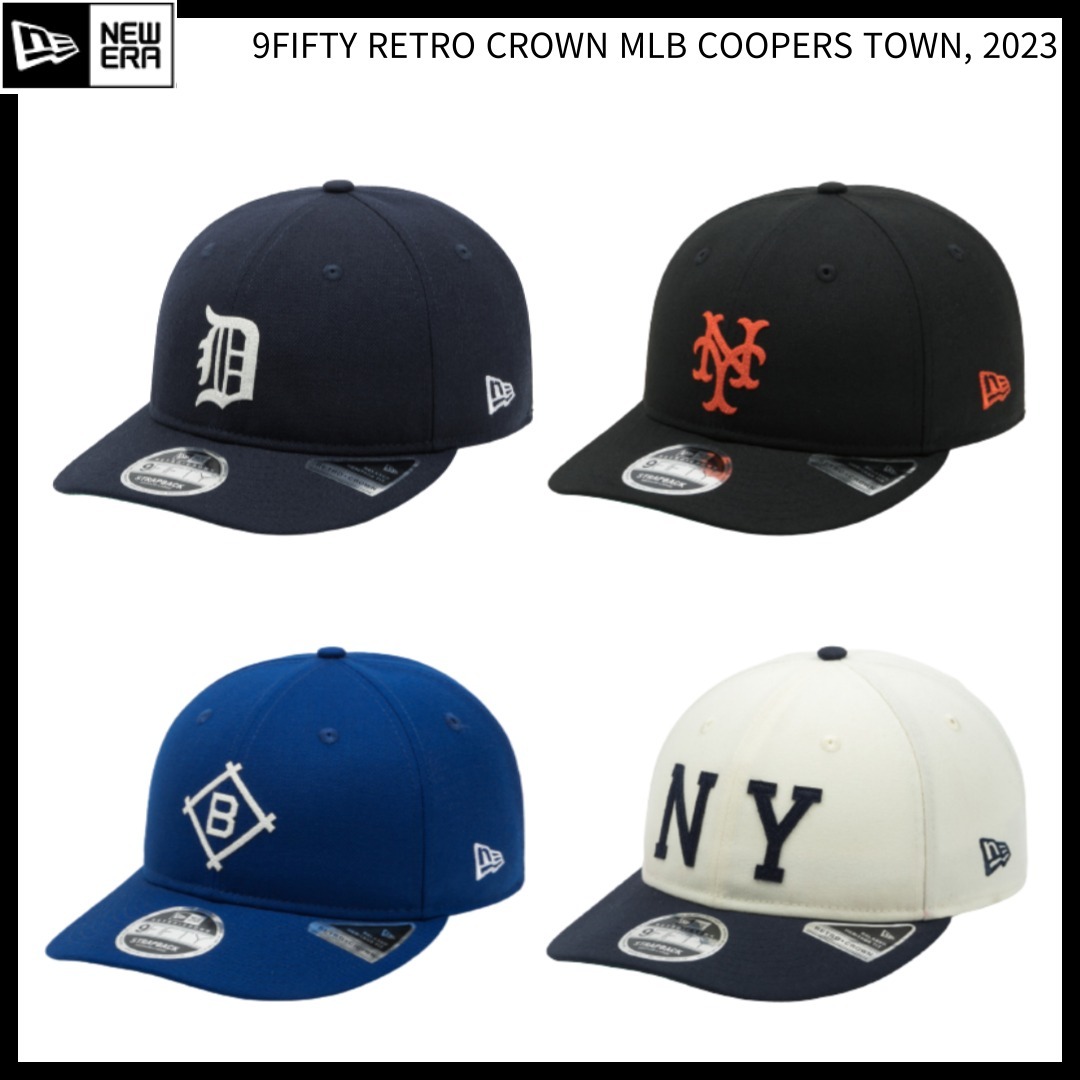 韓国newera■MLB Cooperstown Retro Crown Strapback■送料込