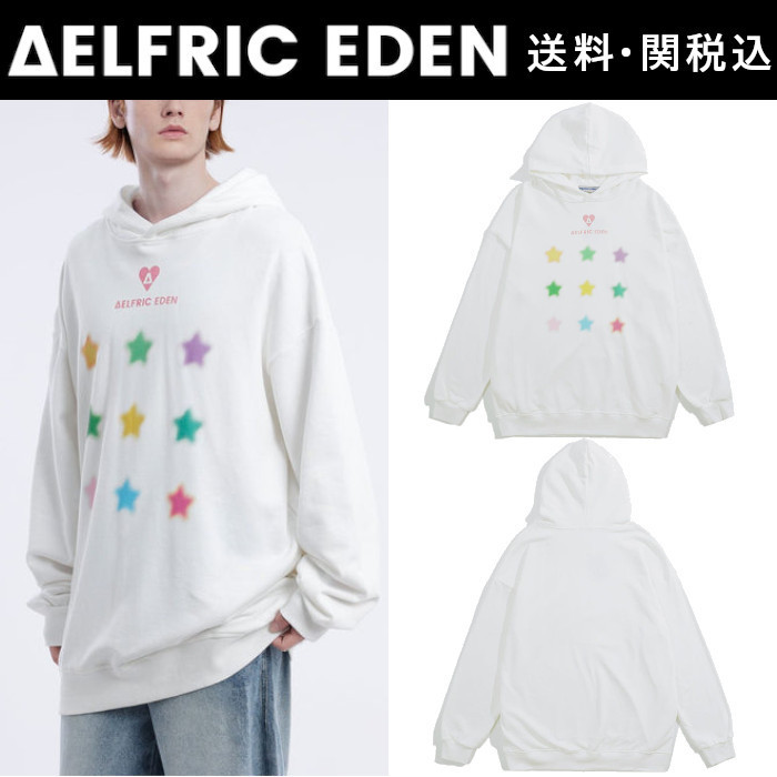 【Aelfric Eden】カラフル スター プリント パーカー
