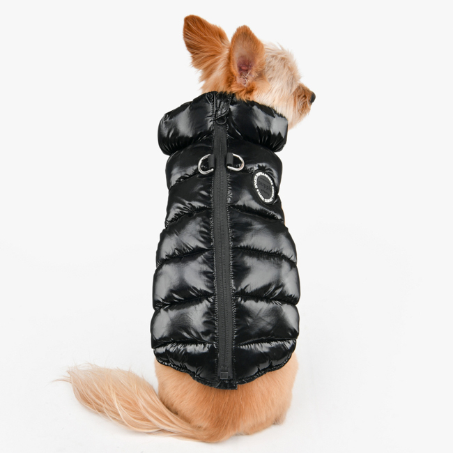 《韓国 PUPPIA》glossy vest jumper ダウンベストハーネス