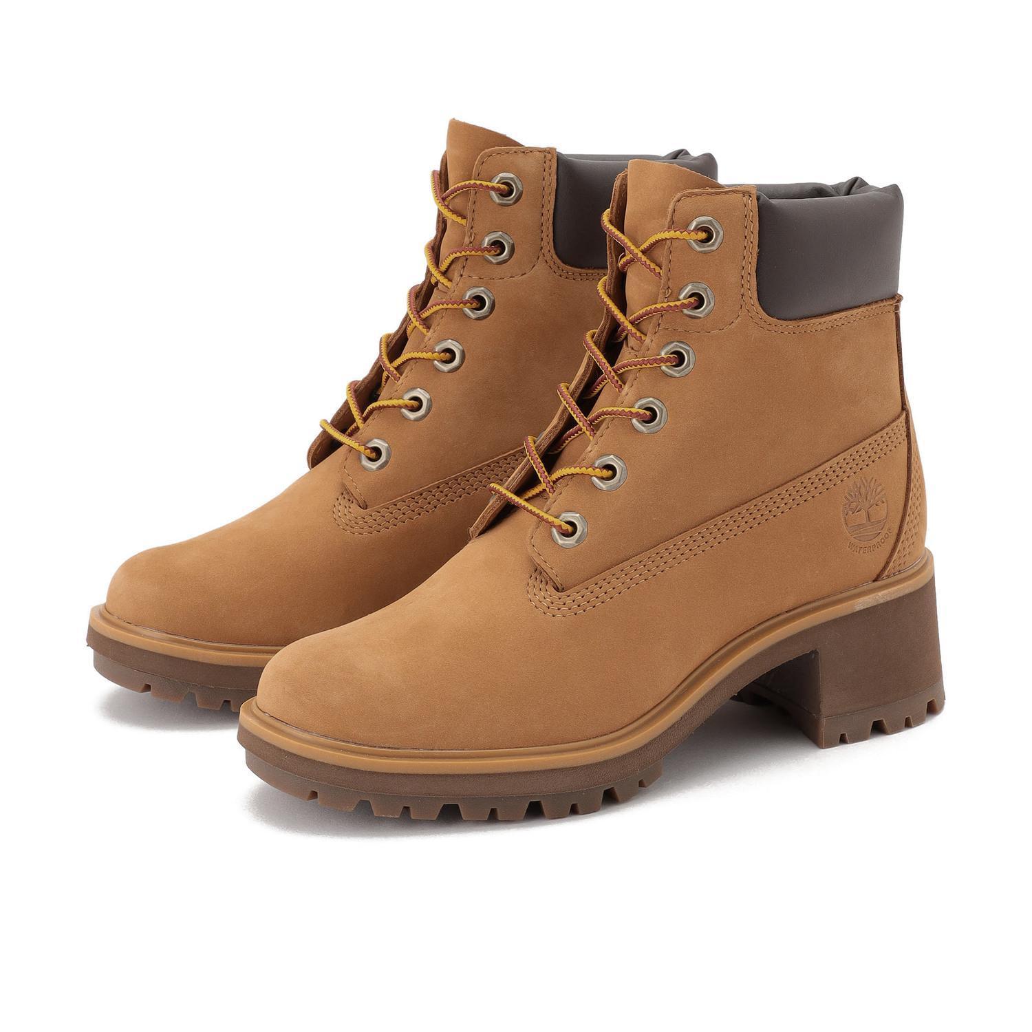 国内配送 Timberland W's KINSLEY WP BOOT WHEAT NUBUCK
