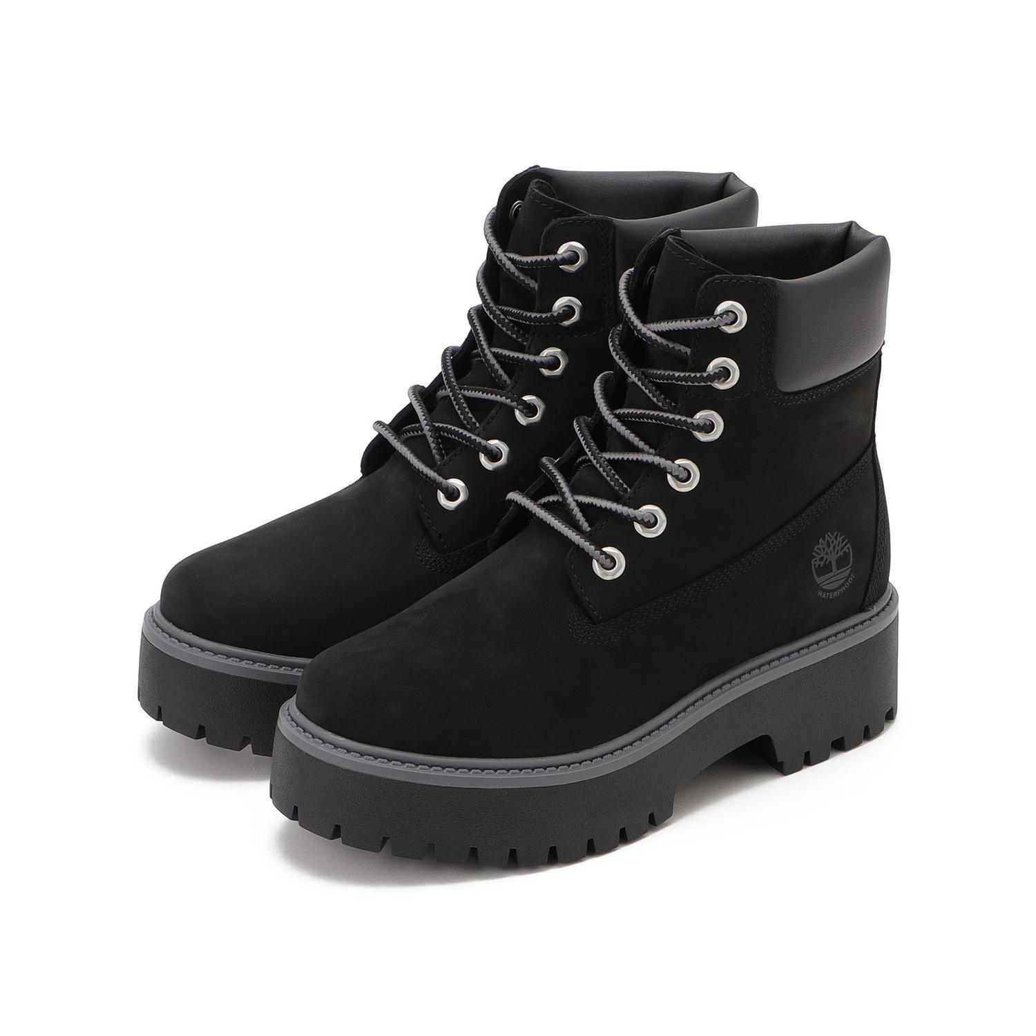国内配送 Timberland W's PREMIUM WP PLATFORM BOOT BLACK