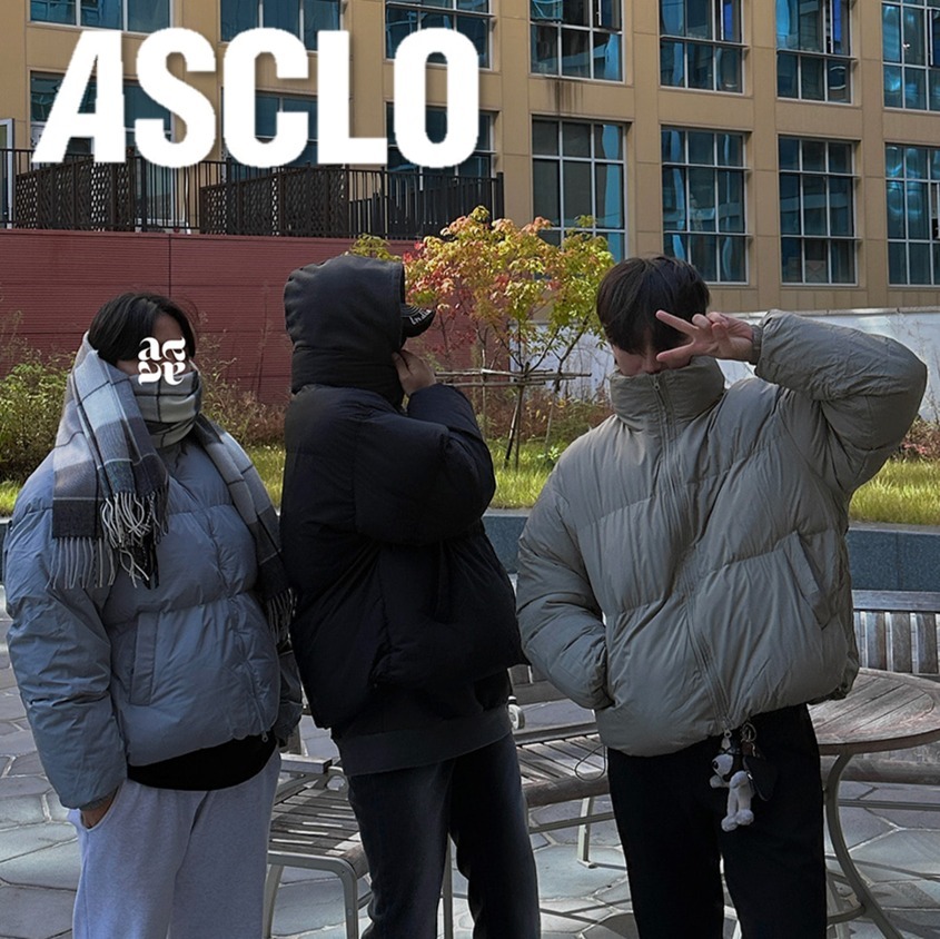ダウンジャケット・コート ASCLO Cozy Puffer Padded Jumper (10color)