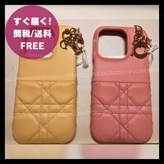 【残りわずか】Dior レディース iPhone 15 Proケース 国内発送】 DIOR《Lady Dior》iPhone 15 / 15 Pro ケース (Dior