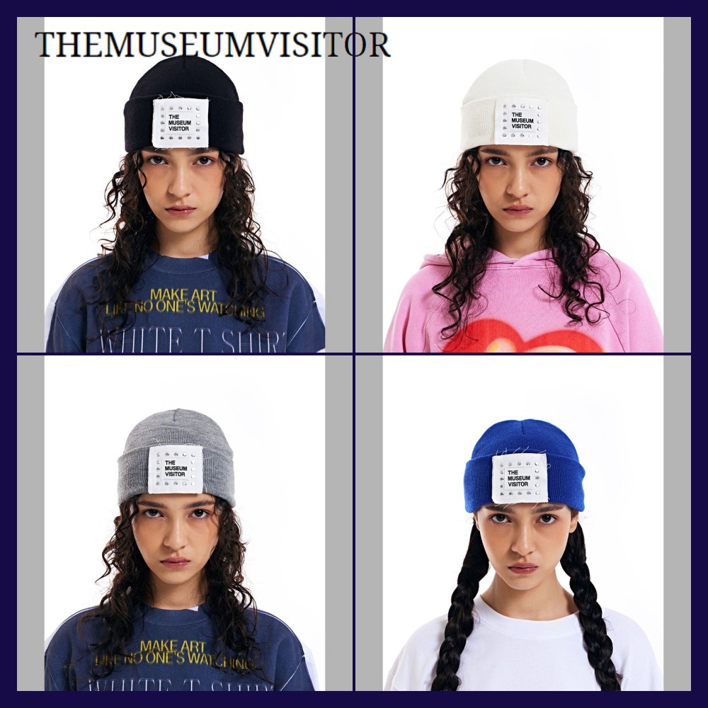 【THE MUSEUM VISITOR】CUBIC LOGO STITCHED BEANIE