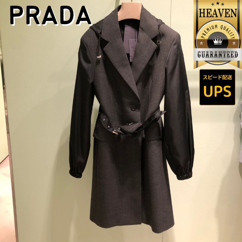 6万取引突破★UPS速達便利用！【PRADA】P660QH 109X_コート