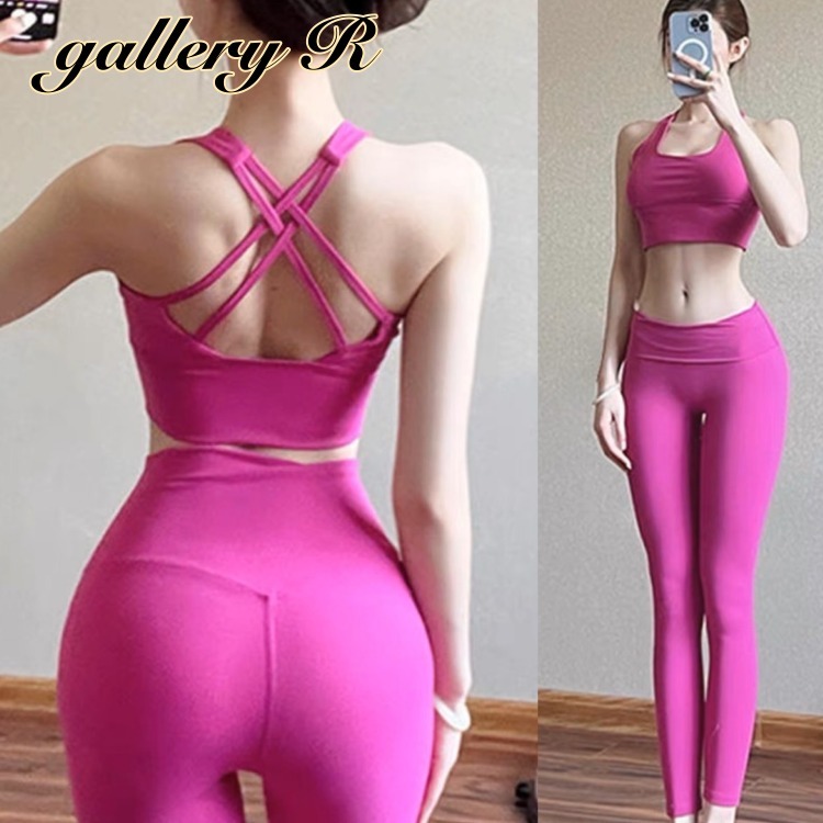 たぬき 希少 PINKのトレーニングウェア ヨガウエア ヨガ・ピラティス