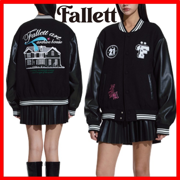 ☆人気☆【FALLETT】☆Art Archive House Varsity Jacke.t☆