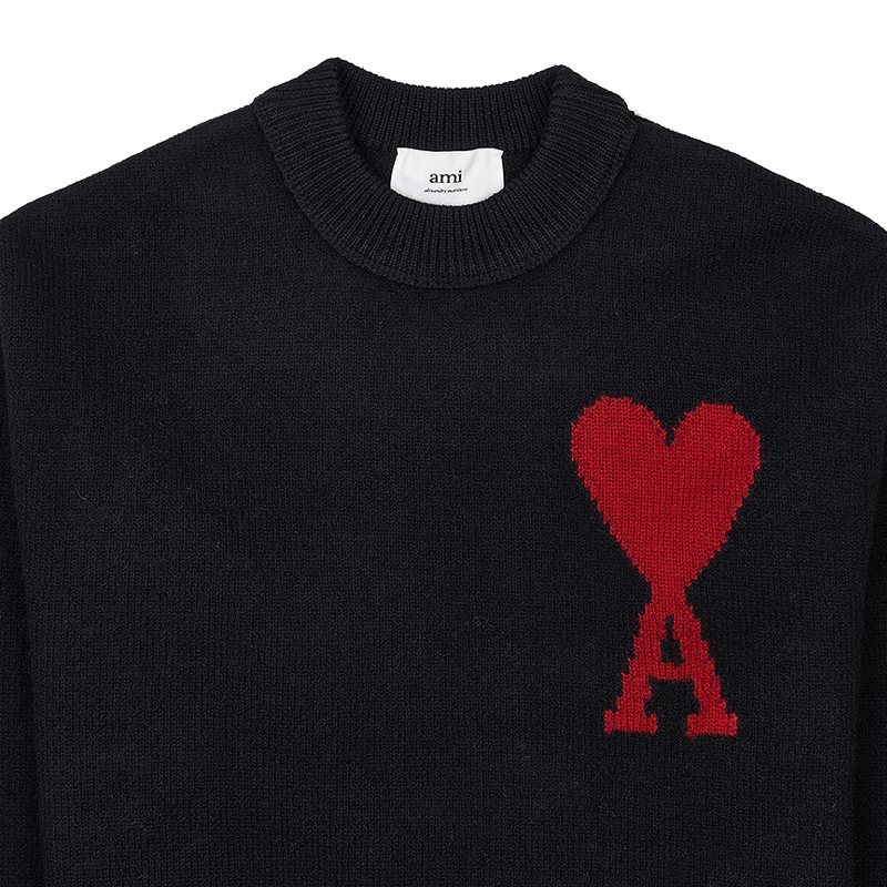 ★送料・関税込★AMI★PARIS RED ADC プルオーバー セーター★ ☆送料・関税込☆AMI☆PARIS RED ADC プルオーバー セーター☆