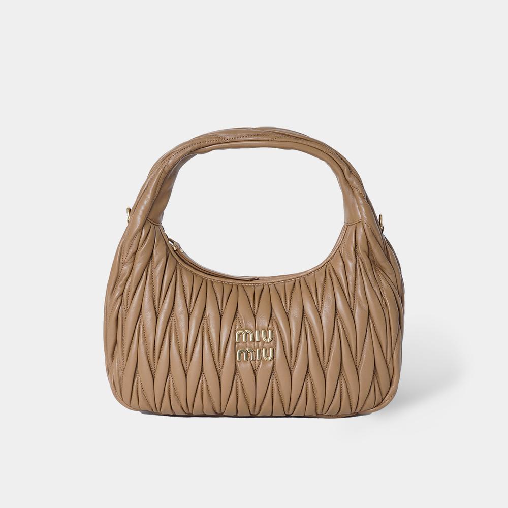 ★送料関税込★Miu Miu ワンダー マトラッセ ホーボーバッグ 送料関税込☆MIU MIU☆ワンダー マトラッセ ホーボーバッグ☆