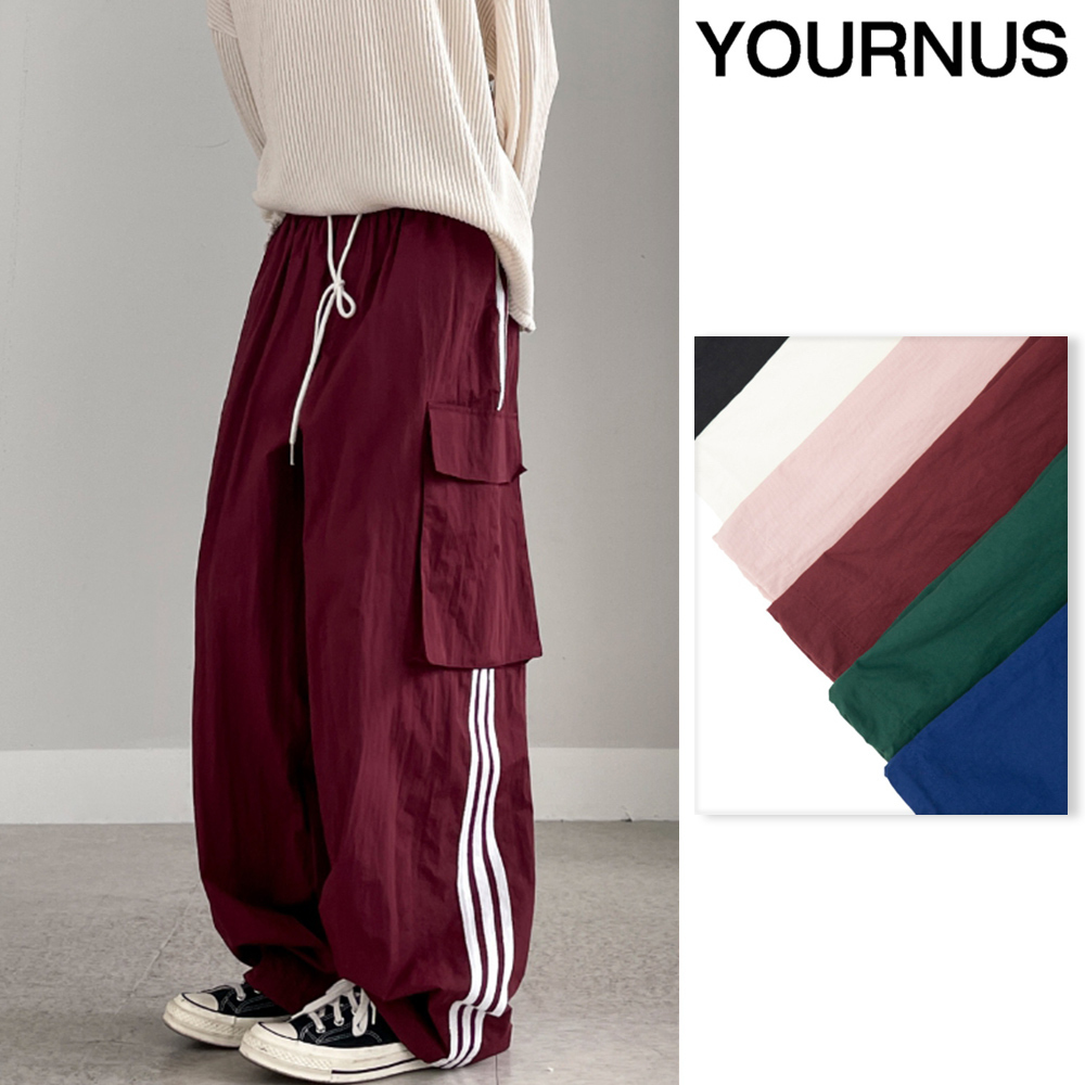 【YOURNUS】Shiniki Track Cargo Balloon Pants