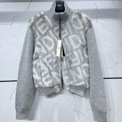 FENDI Cashmere & Fur Bomber jacket