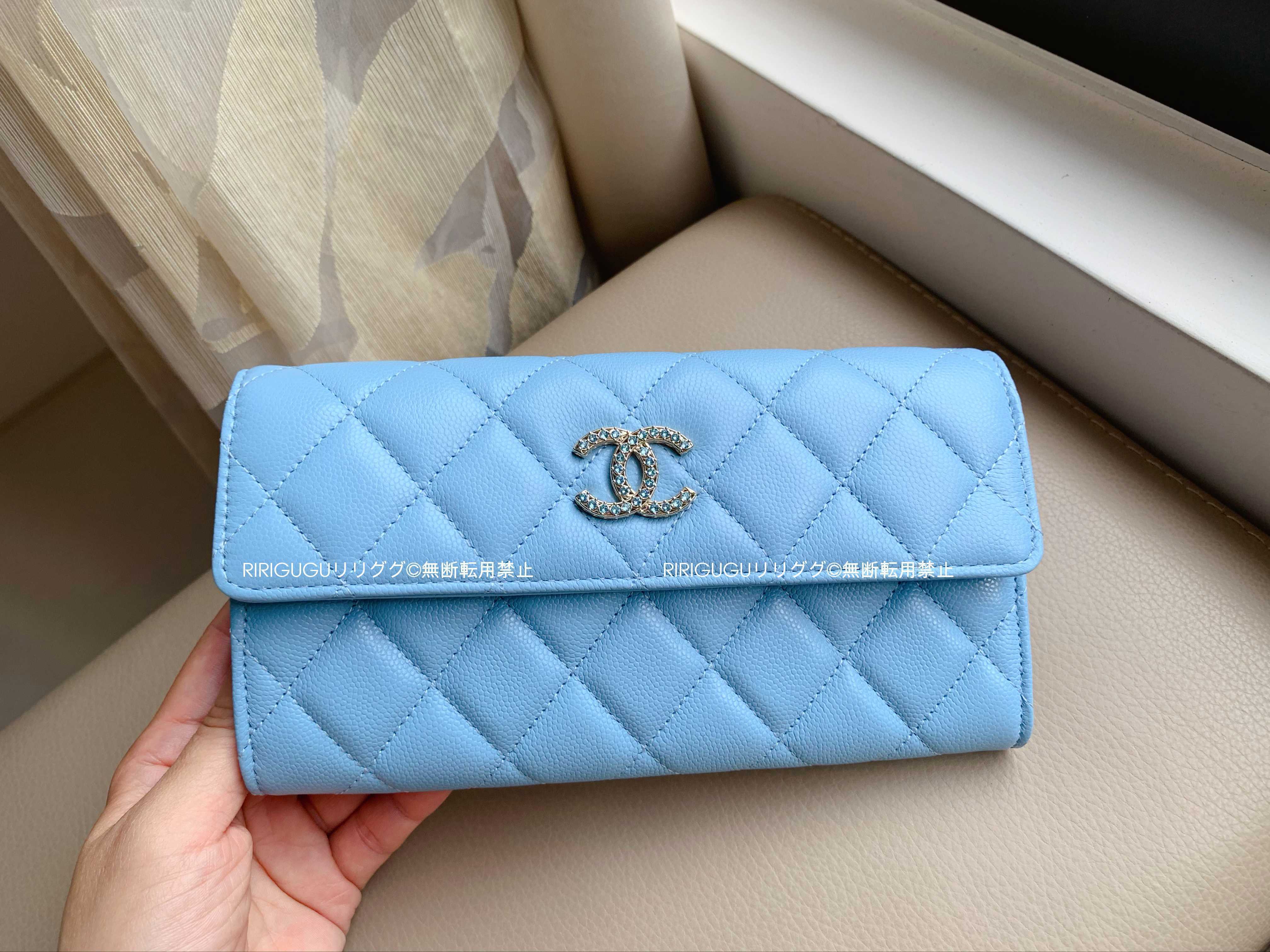 (シャネル)AP3396☆ロング フラップ ウォレット財布