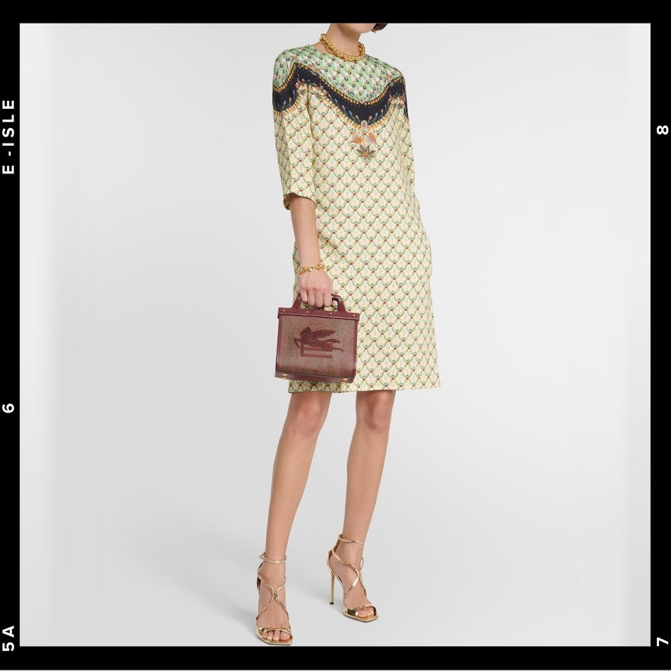 【Etro】フローラルプリント ミニドレス