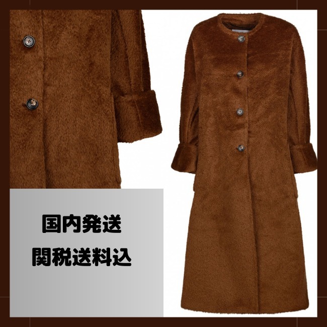 【MAX MARA】 Hudson ハドソン アルパカ ウール オーバー コート