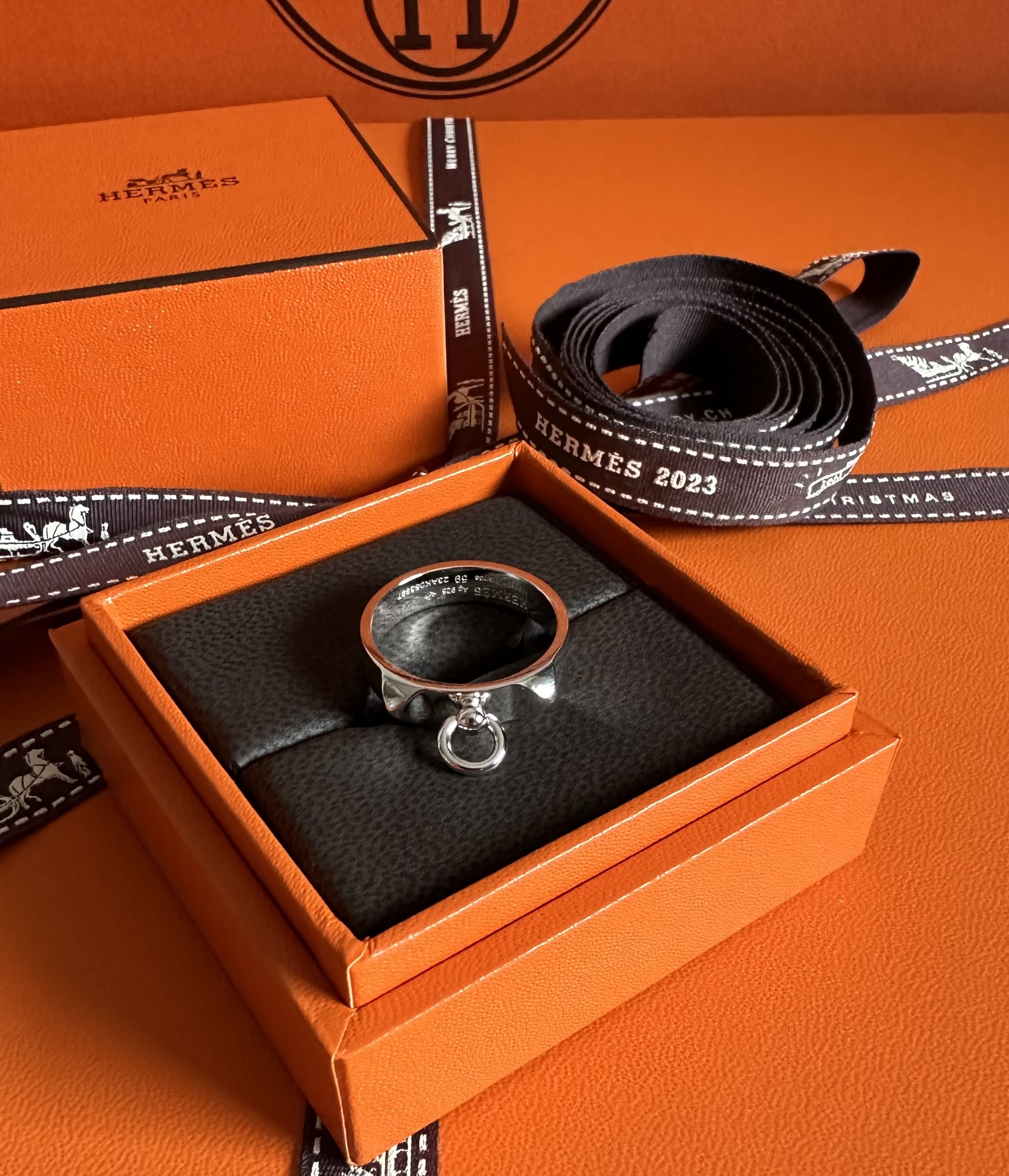 【国内即発送】エルメスHermes《コリエ・ド・シアン》PM リング