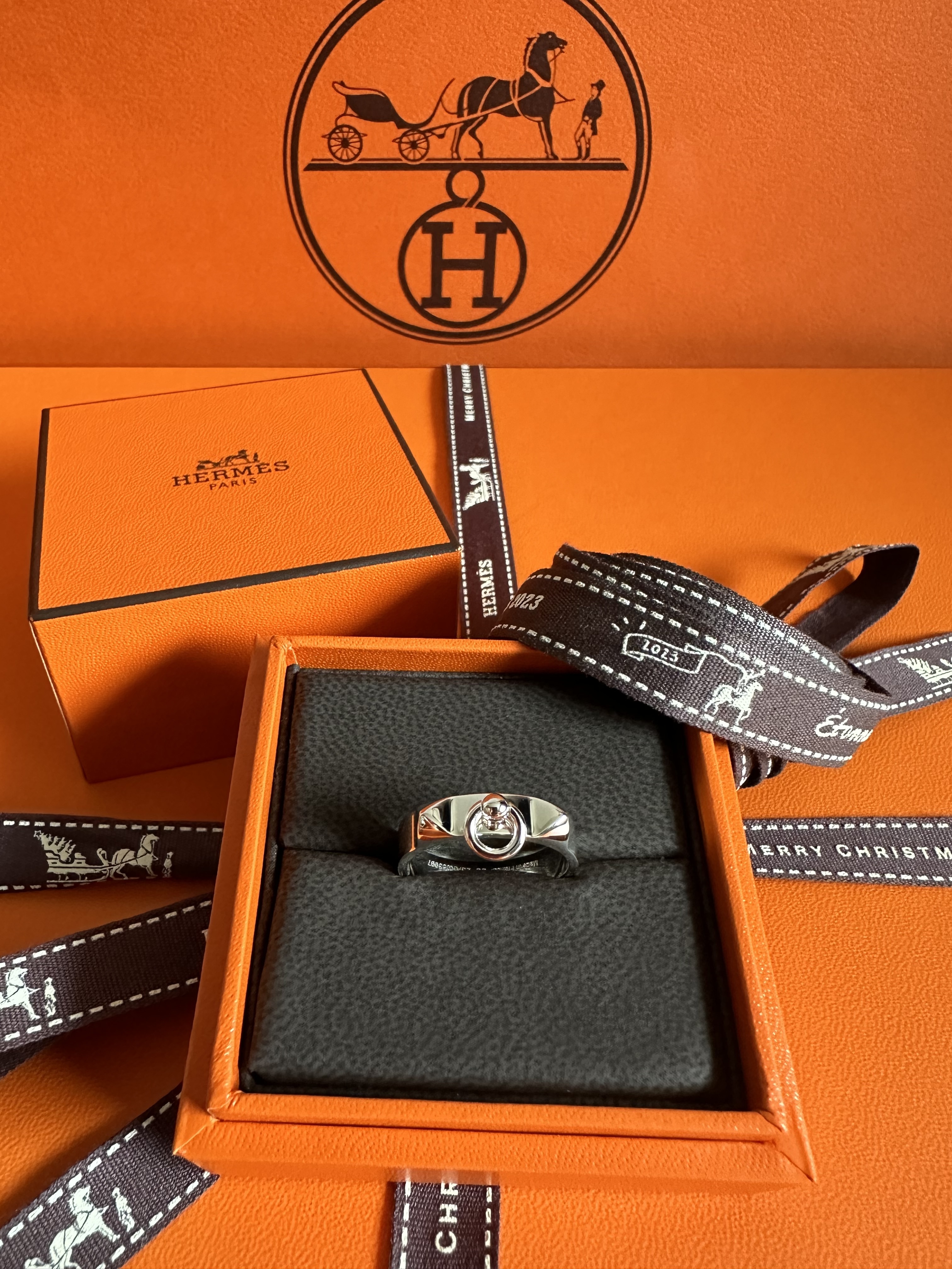 【国内即発送】エルメスHermes《コリエ・ド・シアン》PM リング